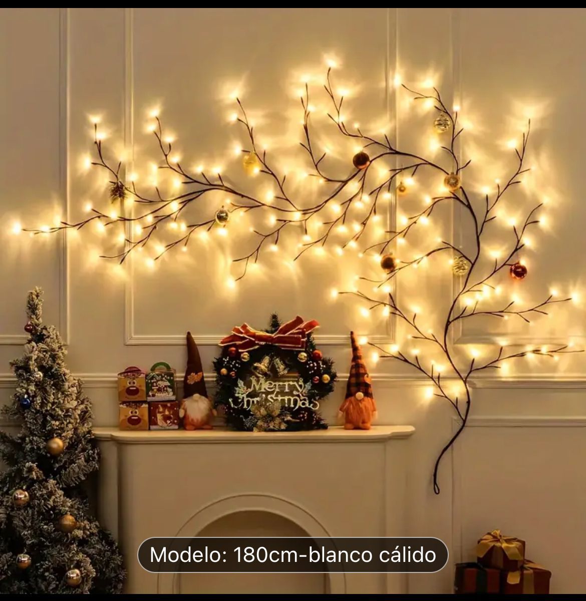 Miniatura 3 de Guirnalda de luces navideñas rama